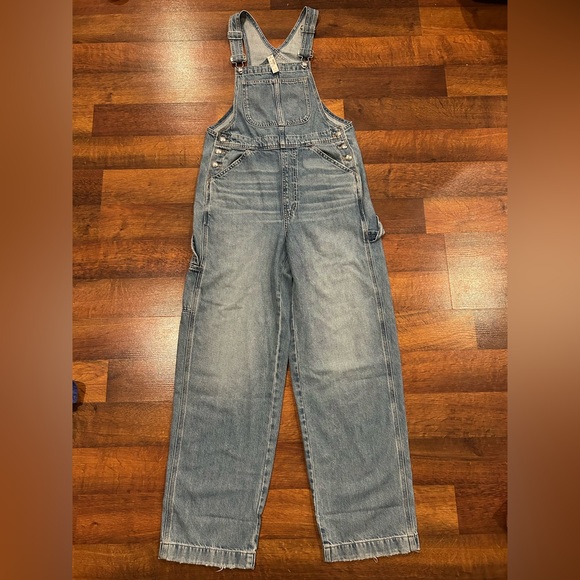 Madewell Denim - NWT Madewell Denim Relaxed Carpenter Overalls Lewisberg Wash Women’s Size Small